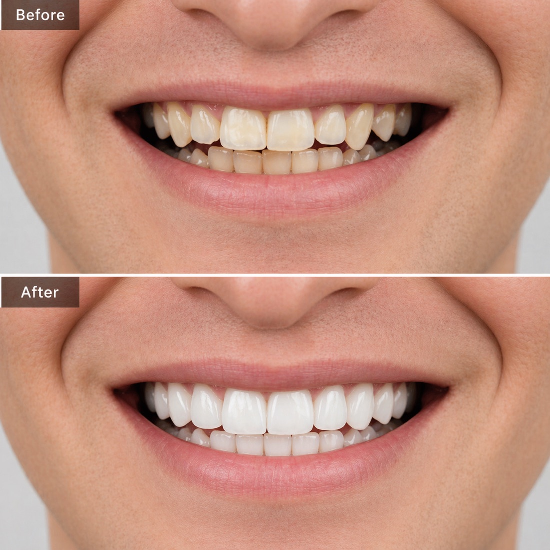 Before and after real riverside dental implants transformations case